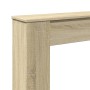 Kaminholzregal aus Eichenholz in Sonoma-Optik, 100x20x100 cm. von , Zubehör für Holzöfen und Kamine - Ref: Foro24-854573, Pre...