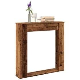 Kaminholzverkleidung aus gealtertem Ingenieurholz, 100x20x100 cm. von , Zubehör für Holzöfen und Kamine - Ref: Foro24-854578,...