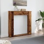 Kaminholzverkleidung aus gealtertem Ingenieurholz, 100x20x100 cm. von , Zubehör für Holzöfen und Kamine - Ref: Foro24-854578,...