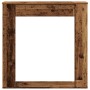 Engineered aged wood chimney edge 100x20x100 cm by , Accessories for wood ovens and fireplaces - Ref: Foro24-854578, Price: 6...