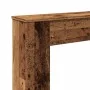 Borde de chimenea madera ingeniería envejecida 100x20x100 cm de , Accesorios para hornos de leña y chimeneas - Ref: Foro24-85...