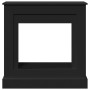 Kaminholzregal aus schwarzem Ingenieurholz, 90x30x90 cm. von , Zubehör für Holzöfen und Kamine - Ref: Foro24-854590, Preis: 7...