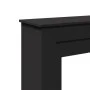 Kaminholzregal aus schwarzem Ingenieurholz, 90x30x90 cm. von , Zubehör für Holzöfen und Kamine - Ref: Foro24-854590, Preis: 7...