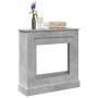 Kaminumrandung aus grauem Beton-Ingenieurholz, 90x30x90 cm. von , Zubehör für Holzöfen und Kamine - Ref: Foro24-854592, Preis...