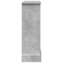 Kaminumrandung aus grauem Beton-Ingenieurholz, 90x30x90 cm. von , Zubehör für Holzöfen und Kamine - Ref: Foro24-854592, Preis...