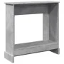 Engineered wood chimney edge in gray concrete, 90x30x90 cm. by , Accessories for wood ovens and fireplaces - Ref: Foro24-8545...