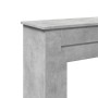 Kaminumrandung aus grauem Beton-Ingenieurholz, 90x30x90 cm. von , Zubehör für Holzöfen und Kamine - Ref: Foro24-854592, Preis...