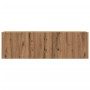 Mueble TV de pared madera ingeniería roble artisan 100x30x30 cm de , Muebles TV - Ref: Foro24-856019, Precio: 69,10 €, Descue...