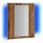 Armario de baño con espejo LED madera envejecida 40x12x45 cm de , Tocadores de baño - Ref: Foro24-856279, Precio: 38,61 €, De...