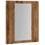 Armario de baño con espejo LED madera envejecida 40x12x45 cm de , Tocadores de baño - Ref: Foro24-856279, Precio: 38,61 €, De...