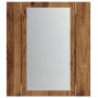 Armario de baño con espejo LED madera envejecida 40x12x45 cm de , Tocadores de baño - Ref: Foro24-856279, Precio: 39,55 €
