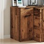 Schreibtischschrank aus gealtertem Ingenieurholz 33x50x75 cm von , Schließfächer und Lagerschränke - Ref: Foro24-856997, Prei...