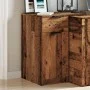 Schreibtischschrank aus gealtertem Ingenieurholz 33x50x75 cm von , Schließfächer und Lagerschränke - Ref: Foro24-856997, Prei...