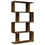 Bücherregal mit 4 Ebenen aus geräucherter Eiche, 70x24x129 cm. von , Bücherregale und Regale - Ref: Foro24-858106, Preis: 57,...