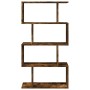 Bücherregal mit 4 Ebenen aus geräucherter Eiche, 70x24x129 cm. von , Bücherregale und Regale - Ref: Foro24-858106, Preis: 58,...