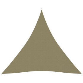 Beige Oxford fabric triangular sail awning 4.5x4.5x4.5 m by vidaXL, Umbrellas - Ref: Foro24-135178, Price: 34,68 €, Discount: %