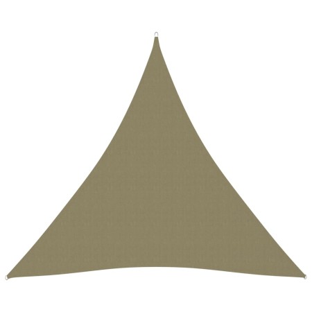 Beige Oxford fabric triangular sail awning 4.5x4.5x4.5 m by vidaXL, Umbrellas - Ref: Foro24-135178, Price: 34,68 €, Discount: %
