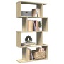 Divider bookcase 4 levels oak Sonoma wood 70x24x129 cm by , Bookcases and shelves - Ref: Foro24-858104, Price: 56,52 €, Disco...