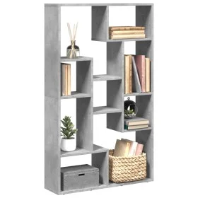 Engineered wood gray concrete shelf 72x20x120 cm by , Bookcases and shelves - Ref: Foro24-858159, Price: 70,39 €, Discount: %