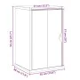 OTTA solid pine wood bathroom cabinet 35x30x55 cm by , Bathroom furniture - Ref: Foro24-4013457, Price: 53,66 €, Discount: %