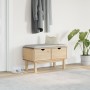 Eingangsbank OTTA aus massiver Kiefer 80x40x45 cm von , Bänke für Hallen und Lager - Ref: Foro24-4013462, Preis: 88,23 €, Rab...