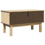 Eingangsbank OTTA aus massiver Kiefer 80x40x45 cm von , Bänke für Hallen und Lager - Ref: Foro24-4013462, Preis: 88,23 €, Rab...
