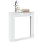 Kaminumrandung aus weißem Ingenieurholz 100x20x100 cm von , Zubehör für Holzöfen und Kamine - Ref: Foro24-854571, Preis: 57,0...