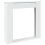 Kaminumrandung aus weißem Ingenieurholz 100x20x100 cm von , Zubehör für Holzöfen und Kamine - Ref: Foro24-854571, Preis: 58,3...