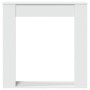 Kaminumrandung aus weißem Ingenieurholz 100x20x100 cm von , Zubehör für Holzöfen und Kamine - Ref: Foro24-854571, Preis: 57,0...
