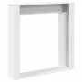 Kaminumrandung aus weißem Ingenieurholz 100x20x100 cm von , Zubehör für Holzöfen und Kamine - Ref: Foro24-854571, Preis: 58,3...