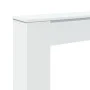 Kaminumrandung aus weißem Ingenieurholz 100x20x100 cm von , Zubehör für Holzöfen und Kamine - Ref: Foro24-854571, Preis: 58,3...
