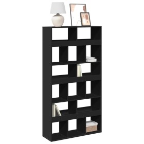 Schwarzes Regal aus Ingenieurholz 100x33x187,5 cm von , Bücherregale und Regale - Ref: Foro24-3309376, Preis: 182,47 €, Rabat...