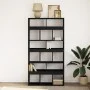 Schwarzes Regal aus Ingenieurholz 100x33x187,5 cm von , Bücherregale und Regale - Ref: Foro24-3309376, Preis: 177,49 €, Rabat...