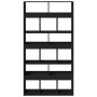 Engineered wood black shelf 100x33x187.5 cm by , Bookcases and shelves - Ref: Foro24-3309376, Price: 173,48 €, Discount: %