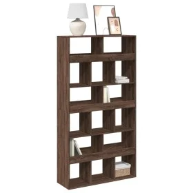 Engineered wood brown oak bookshelf 100x33x187.5 cm by , Bookcases and shelves - Ref: Foro24-3309381, Price: 181,88 €, Discou...