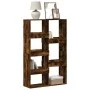 Engineered wood smoked oak bookshelf 100x33x155.5 cm by , Bookcases and shelves - Ref: Foro24-3309397, Price: 106,21 €, Disco...