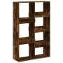 Engineered wood smoked oak bookshelf 100x33x155.5 cm by , Bookcases and shelves - Ref: Foro24-3309397, Price: 106,21 €, Disco...