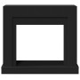 Kaminholzregal aus schwarzem Ingenieurholz, 100x30x87,5 cm. von , Zubehör für Holzöfen und Kamine - Ref: Foro24-854563, Preis...