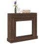 Kaminholzregal aus braunem Eichen-Ingenieurholz, 100x30x87,5 cm. von , Zubehör für Holzöfen und Kamine - Ref: Foro24-854568, ...