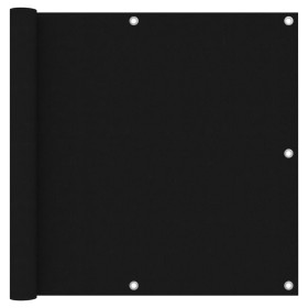 Balcony awning in black Oxford fabric, 90x400 cm. by vidaXL, Umbrellas - Ref: Foro24-135061, Price: 24,44 €, Discount: %