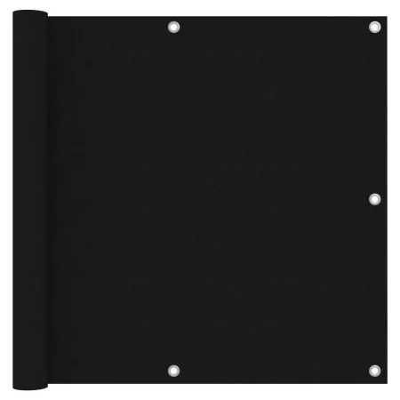 Balcony awning in black Oxford fabric, 90x400 cm. by vidaXL, Umbrellas - Ref: Foro24-135061, Price: 23,90 €, Discount: %