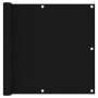 Toldo para balcón tela oxford negro 90x400 cm de vidaXL, Sombrillas - Ref: Foro24-135061, Precio: 24,44 €, Descuento: %