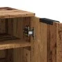 Aged engineered wood shoe cabinet 29.5x35x100.5cm by , Closets and storage - Ref: Foro24-856991, Price: 78,21 €, Discount: %