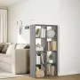 Librería divisora madera gris hormigón 69,5x29x137,5 cm de , Librerías y estanterías - Ref: Foro24-858024, Precio: 69,01 €, D...