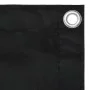 Balcony awning in black Oxford fabric, 90x400 cm. by vidaXL, Umbrellas - Ref: Foro24-135061, Price: 23,90 €, Discount: %