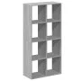 Wooden engineering gray Sonoma divider bookcase 69.5x29x137.5 cm by , Bookcases and shelves - Ref: Foro24-858026, Price: 66,7...