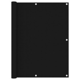 Balkonmarkise aus schwarzem Oxford-Stoff, 120 x 600 cm von vidaXL, Sonnenschirme - Ref: Foro24-135067, Preis: 33,34 €, Rabatt: %