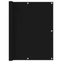 Balkonmarkise aus schwarzem Oxford-Stoff, 120 x 600 cm von vidaXL, Sonnenschirme - Ref: Foro24-135067, Preis: 33,34 €, Rabatt: %