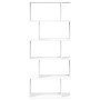 Bücherregal mit 5 Ebenen aus weißem Ingenieurholz, 70x24x161cm. von , Bücherregale und Regale - Ref: Foro24-858093, Preis: 62...