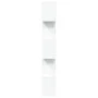 5-level white engineered wood room divider bookcase 70x24x161cm by , Bookcases and shelves - Ref: Foro24-858093, Price: 61,54...